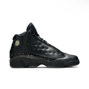 Black and Gold Sneakers Jordan 13